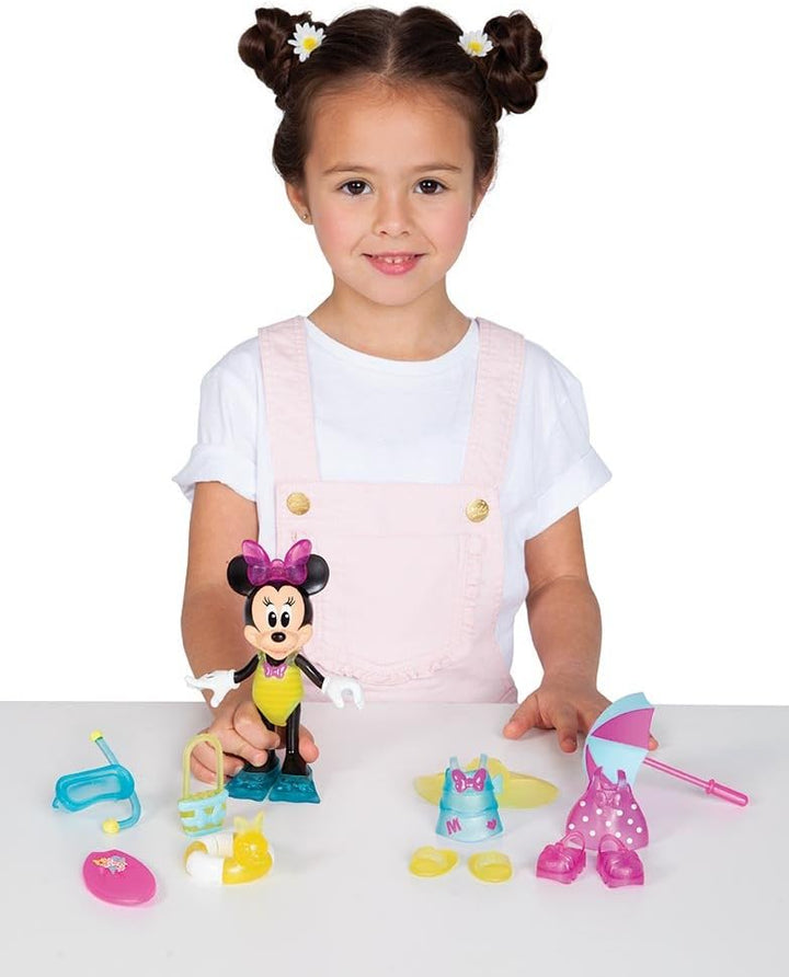 Minnie Mouse 182189MI4 Micky Maus und Freunde Beach Beautiful Fashion Puppe
