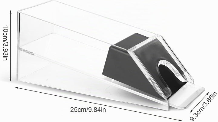 Blackjack Dealing Shoe, Clear Acryl Kartenschlitten für Spielkarten, Kartenspender Kartenmischmaschi