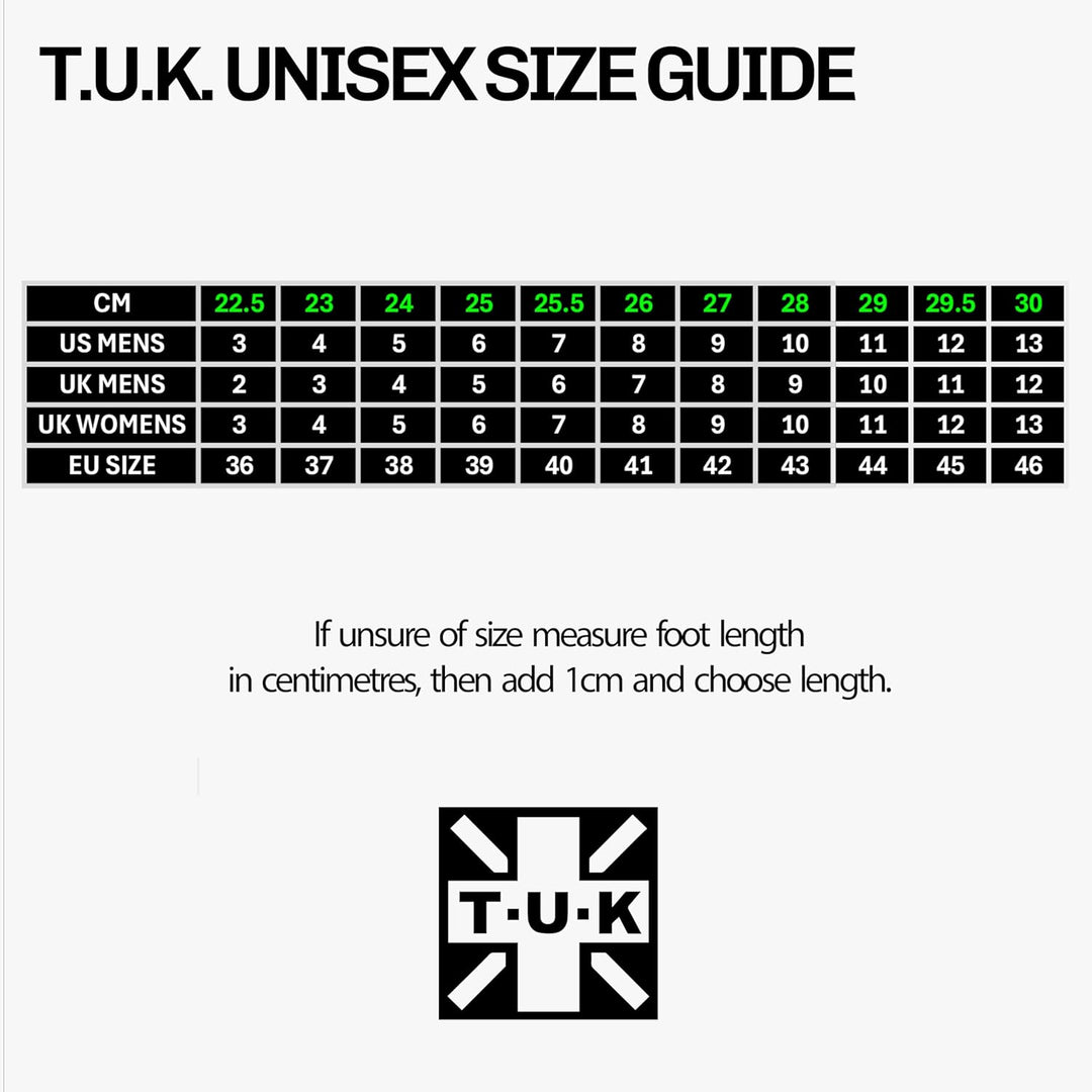 T.U.K. Leather Creeper Sneaker - Herren &amp; Damen Schuhe - Punk, Gothic, Emo und Rockabilly Style Lede