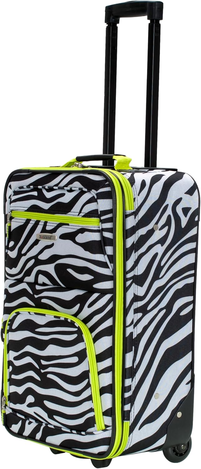 Rockland Ensemble De Bagages 2-PC Koffer-Set, 30 Liter, Pinkdot 48 in Pinkdot, 48 in Pinkdot