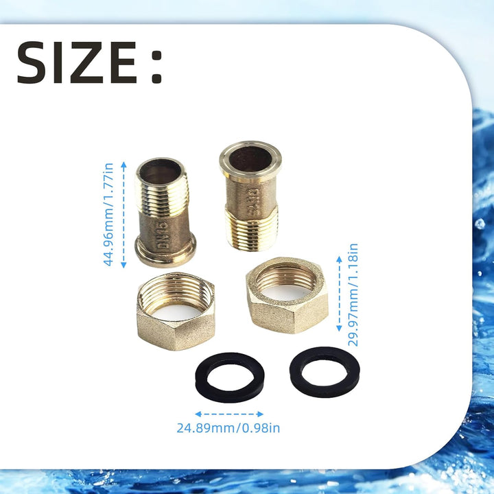 Wasserzähler Garten 1/2 Zoll, 15mm Kalt Wasseruhr Garten Geeicht Kaltwasserzähler mit Schutzhülle un