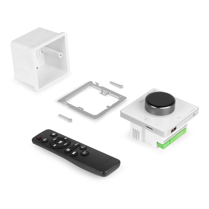 Powerline B100W Wand Stereo Verstärker - Audio Verstärker Bluetooth Unterputz-Einbau System mit 100