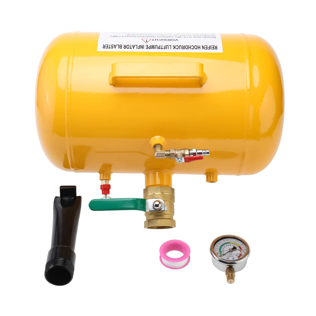 BOOMSTART 20L Reifenfüller Reifen Booster, Reifen Schockfüller Airbooster Reifen Befüllhilfe für LKW