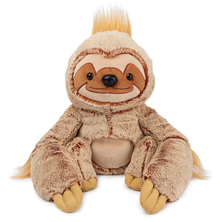 GUND Augie Faultier-Plüsch, Premium-Stofftier ab 1 Jahren, Hellbraun/Kupfer, 38,1 cm Faultier, 38,1