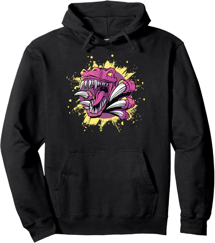Dinosaurier Kopf Schädel Pullover Hoodie