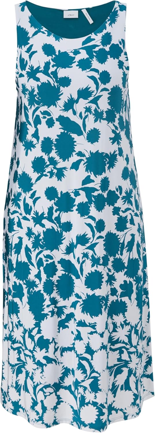 s.Oliver BLACK LABEL Jerseykleid aus Viskosestretch 42 Blue Green, 42 Blue Green
