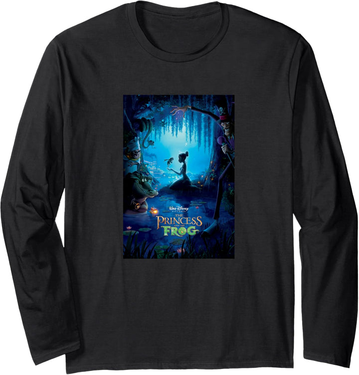 Disney Princess And The Frog Classic Poster Langarmshirt