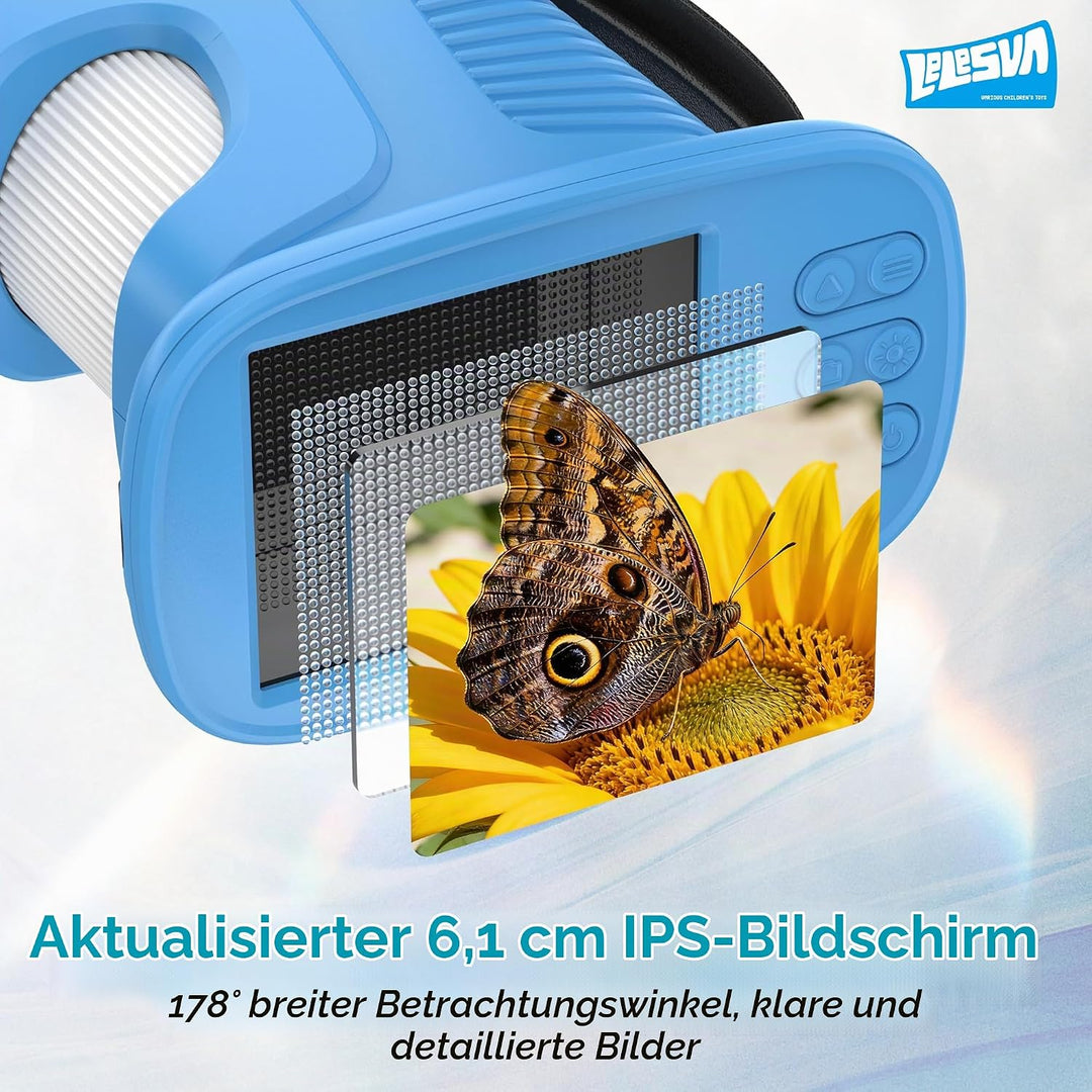 2,4-Zoll-Display-4K-Mikroskop für Kinder Tragbares Mini-Taschenmikroskop (1000-fache Vergrösserung)
