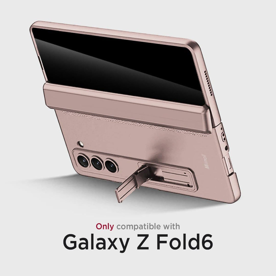 Miimall Kompatibel mit Samsung Galaxy Z Fold 6 Hülle mit Displayschutz Anti-Peeping+Magnetischer Sch