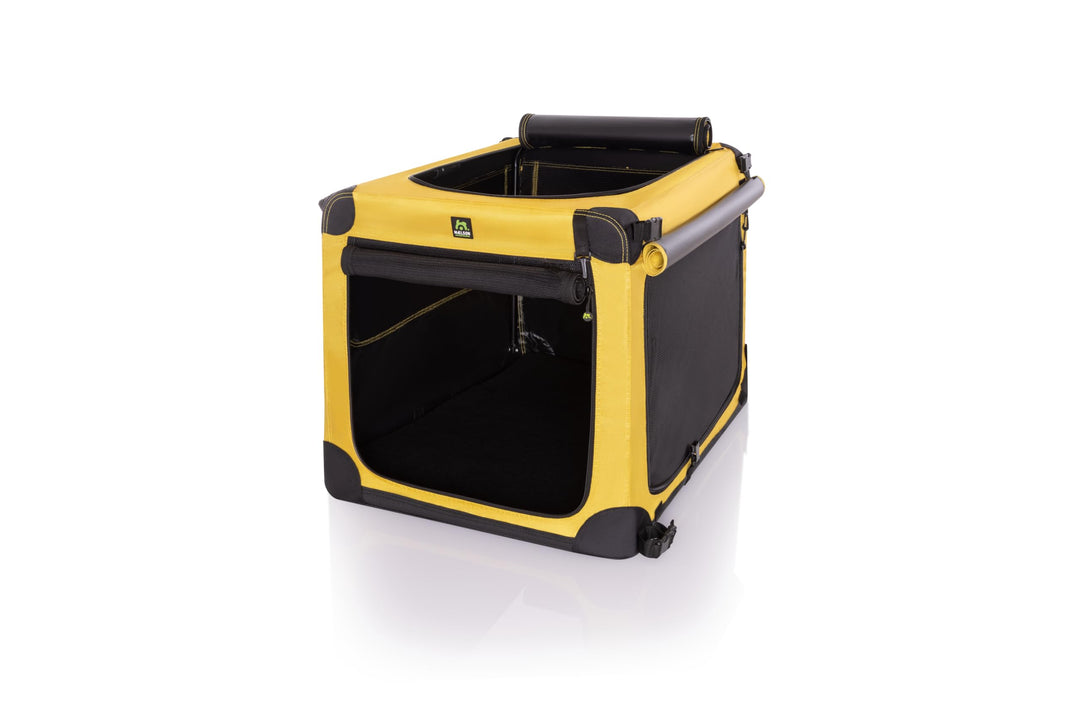 Maelson Soft Kennel Faltbare Hundebox -Saffron Yellow- (Saffron Yellow, M 82 - (82 x 59 x 59cm)) Saf