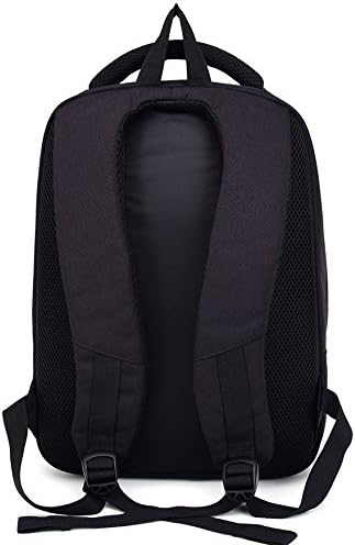 City Bag - Unisex Rucksack mit Laptopfach 15,6“ - geeignet für Büro/Schule/Uni - Schwarz, Schwarz
