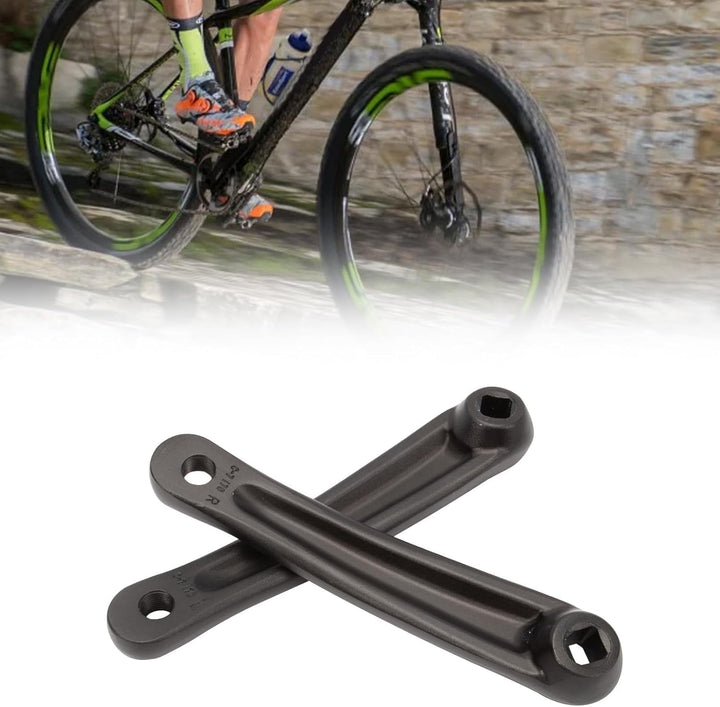 Fahrrad kurbel,Fahrrad Kurbelarm,1 Paar langlebige MTB Kurbeln Kurbelarme Crank 2 Fahrradkurbel Fahr