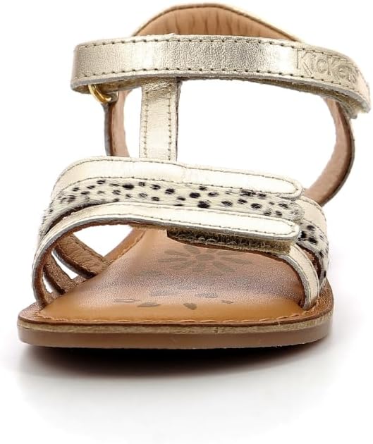 Kickers Mädchen Diamanto Sandale 24 EU Gold, 24 EU Gold