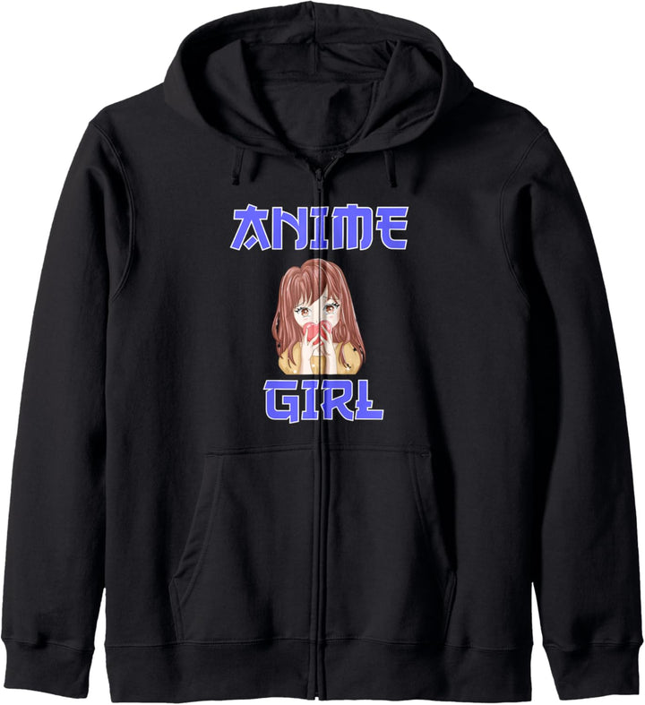 Anime Girl Otaku Japanische Manga Teen Girls Kapuzenjacke