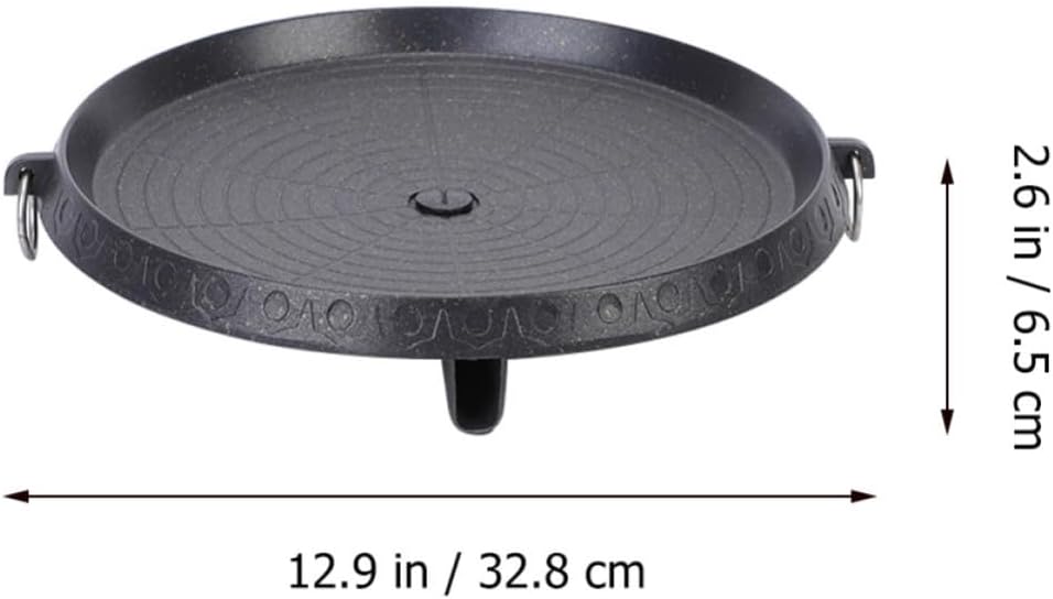 Toyvian Grill Pfanne Kompakte Grillbackform Induktionsgeeignet mit Antihaftbeschichteter Oberfläche