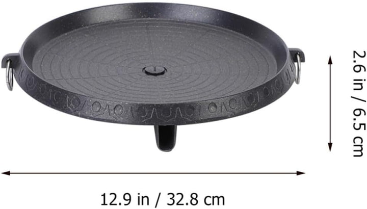 Toyvian Grill Pfanne Kompakte Grillbackform Induktionsgeeignet mit Antihaftbeschichteter Oberfläche