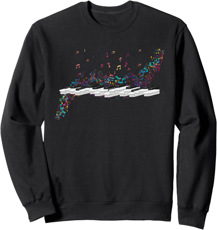 Piano Keyboard Klassische Musik Klavierspieler Klavier Sweatshirt