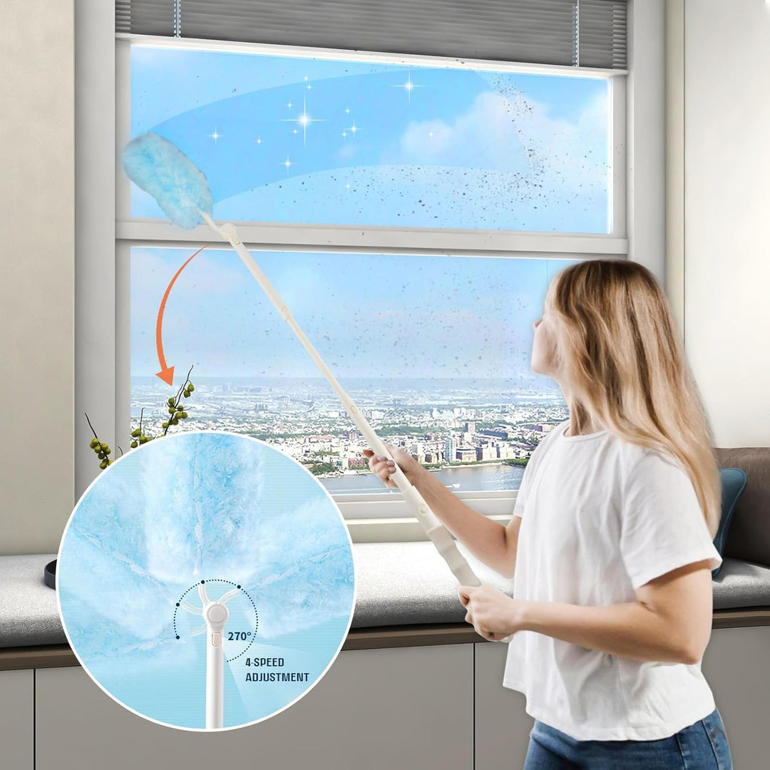 32 Stück für Swiffer Duster Staubmagnet Nachfüllpack Set,360° für Swiffer Staubwedel Teleskop Starte