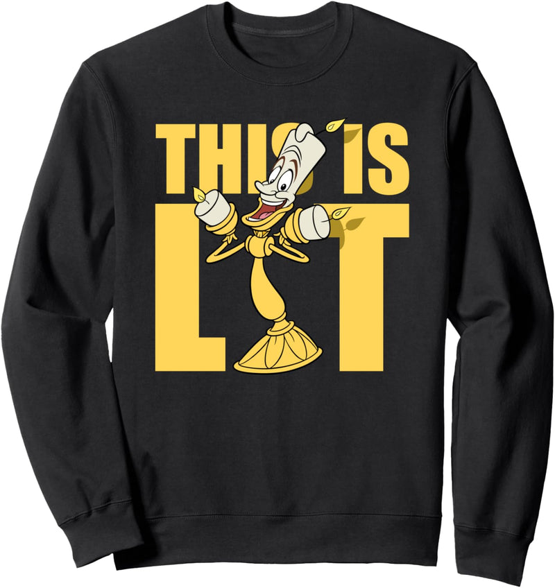 Disney Beauty and the Beast Lumiere This is Lit Sweatshirt