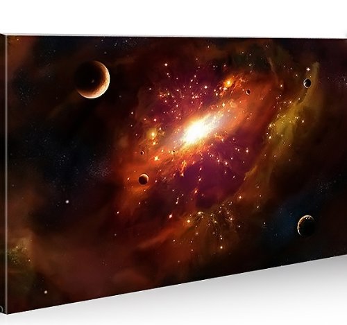 islandburner Bild Bilder auf Leinwand Universum 1p XXL Poster Leinwandbild Wandbild art up your life