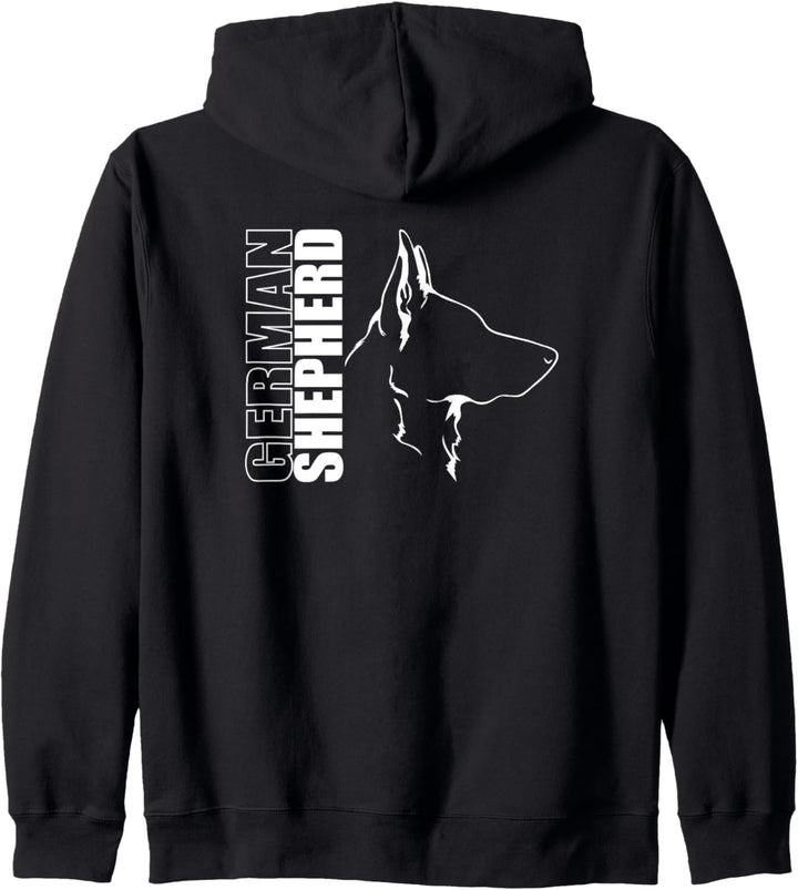 German Shepherd Profil Hunderasse Hund IGP Hunde Kapuzenjacke