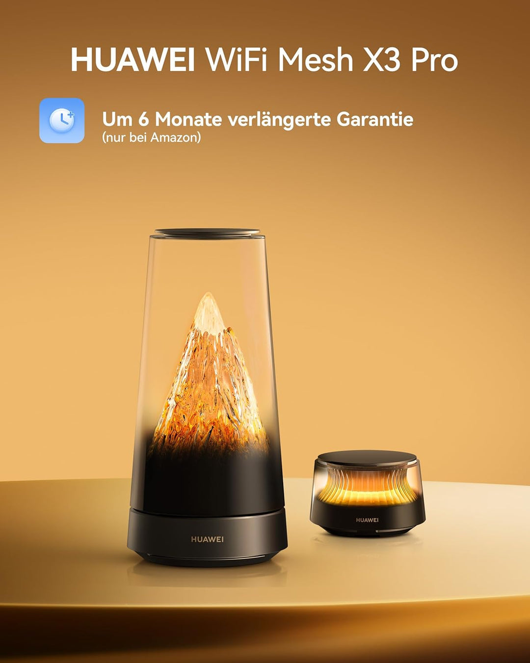 HUAWEI WiFi Mesh X3 Pro Suite Router, Dual-Band Wi-Fi 7 BE 3600, nahtloses Roaming, einfache Einrich