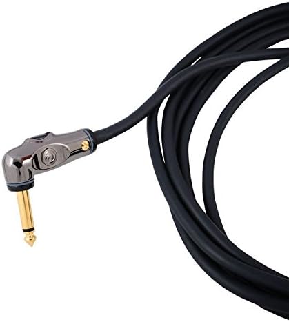 Planet Waves PW-AGRA-10 Custom Series Cables 3m (10 Fuss) schwarz 10 Fuss Momentaler rechter Winkel,