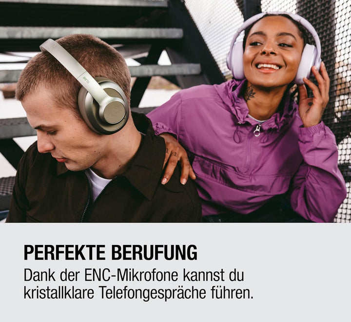 Fresh 'n Rebel Clam Ace 2, ANC-Kopfhörer, Hybrid Active Noise Cancelling, Ambient-Sound-Modus, Multi