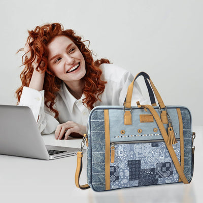 Lois - Laptoptasche - Frauen Laptoptasche. Businesstasche. Aktentasche und Schultertasche in einem -