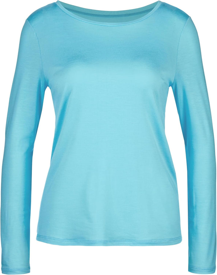 CALIDA Favourites Shirt, 3/4-Arm Damen 44-46 Blue Topaz, 44-46 Blue Topaz