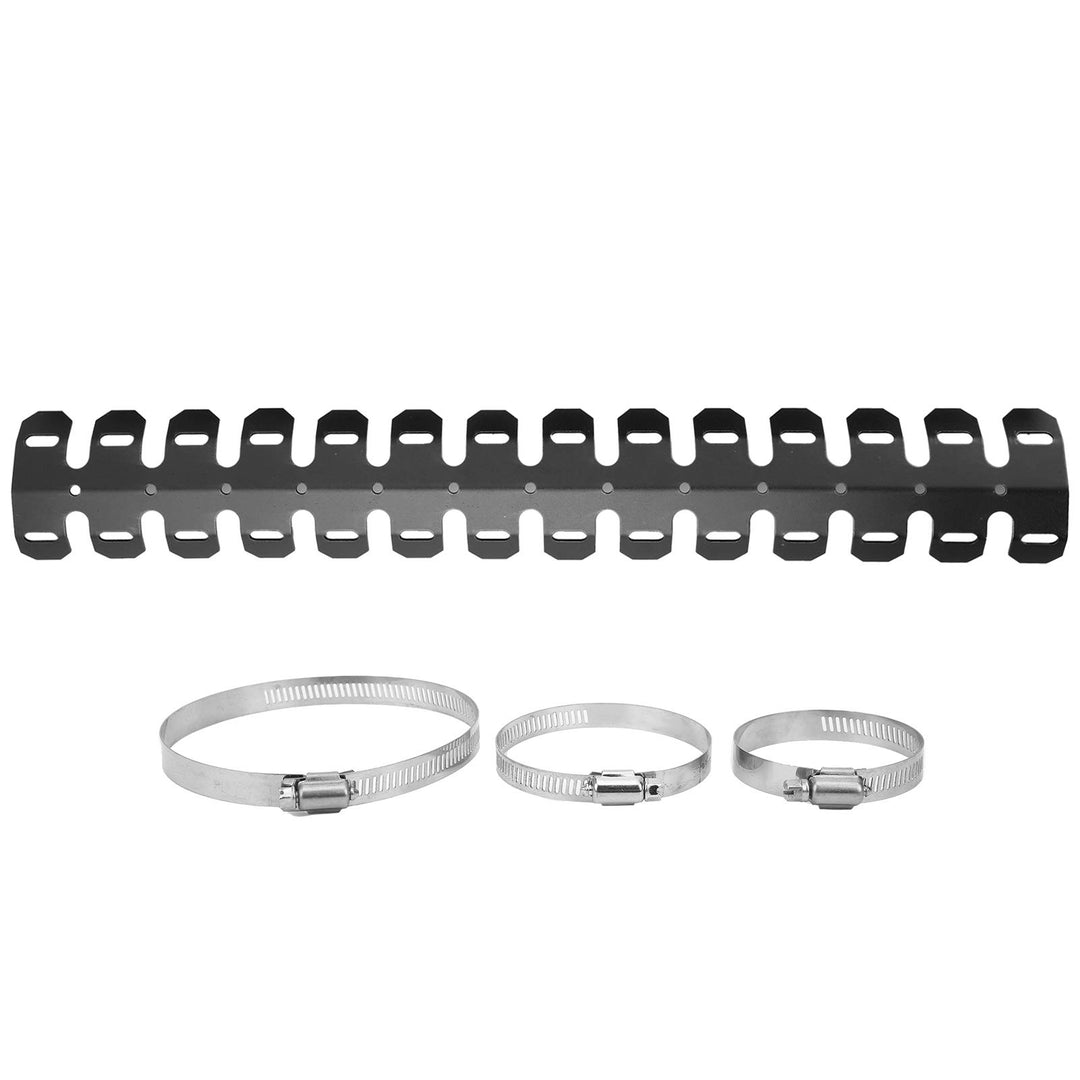 Aramox Auspuff Hitzeschutz, 23,85 Zoll Universal Motorrad Auspuffrohr Edelstahl Hitzeschild Schutzhü