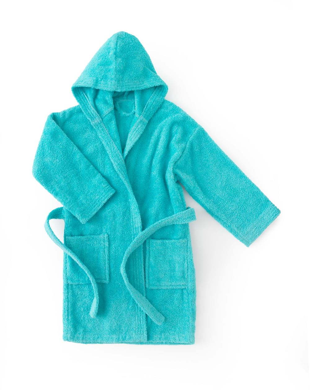 Superior Towel – Comfort – Kinder-Baumwollbademantel – Mädchen und Jungen, 450 g/m² Frottee, mit Kap