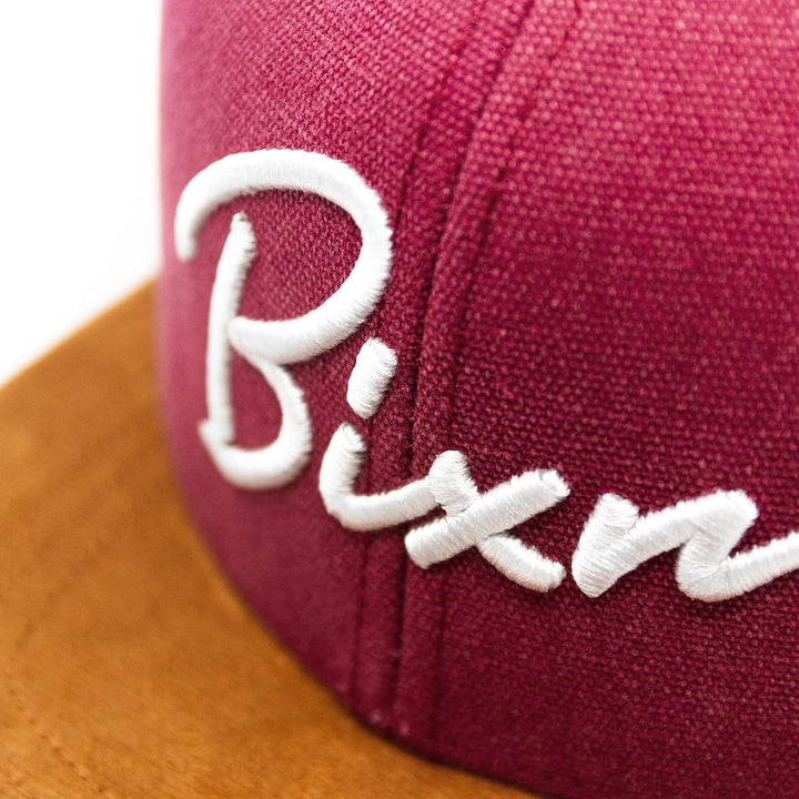 Du Hirsch Bayerisches Snapback Cap Erwachsene Bixn Weinrot Canvas One Size