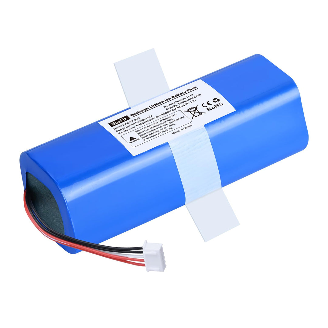 Beefix 5600mAh Akku für Ecovacs Deebot Ozmo T8, T8+, T8+ DLX11-54 Staubsauger Roboter 14.4V Li-ion E