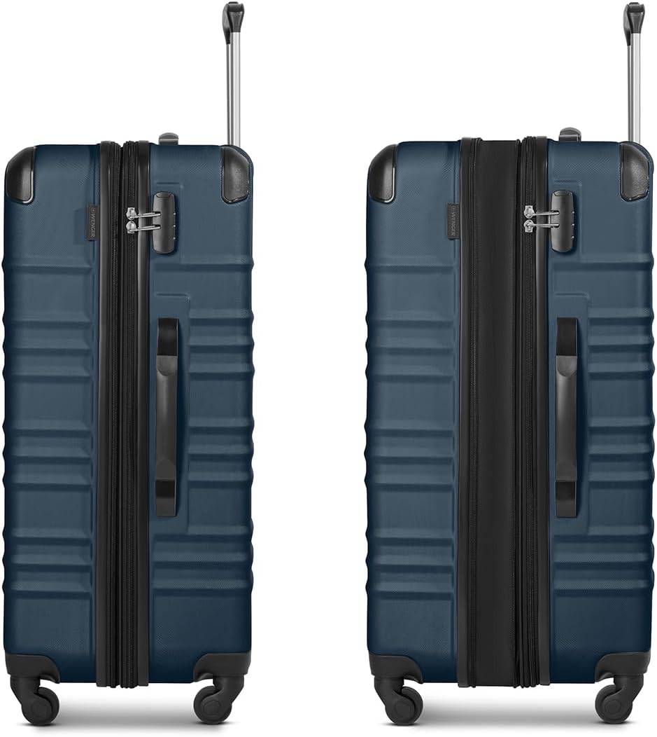 WENGER Check-in Koffer für Damen und Herren | grosser XL Trolley 51 x 30 x 75 cm aus hochwertigem, s