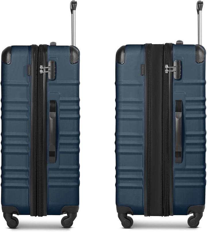 WENGER Check-in Koffer für Damen und Herren | grosser XL Trolley 51 x 30 x 75 cm aus hochwertigem, s