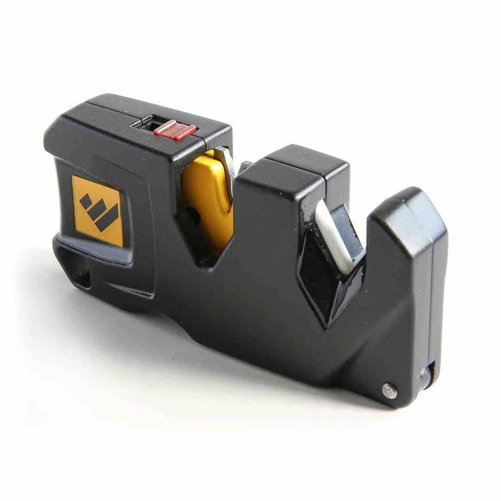 WORK SHARP® Pivot Plus Knife Sharpener - kleiner Outdoor V Messer-Schärfer für Taschen-Messer - 3 in