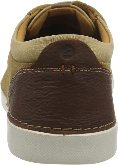 Clarks Herren Gereld Lace Sneaker 39.5 EU Dunkler Sand Wildleder, 39.5 EU Dunkler Sand Wildleder