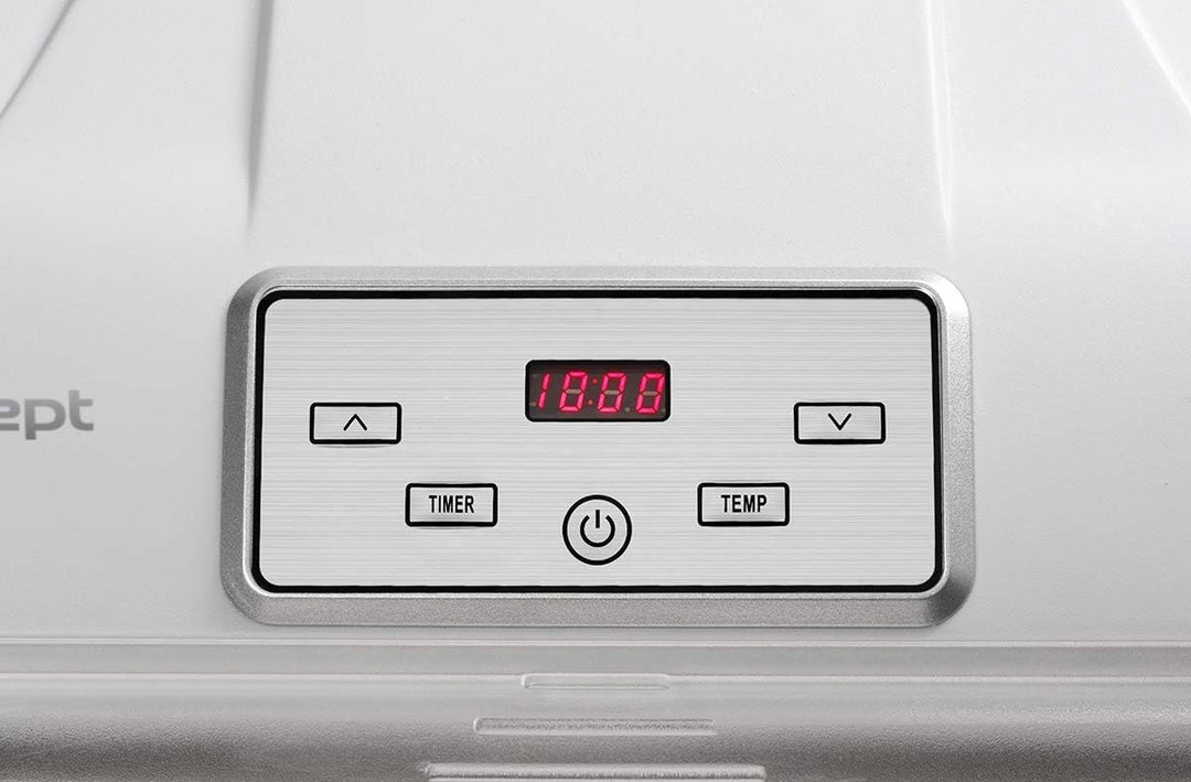CONCEPT Hausgeräte SO2050 Dörrgerät, Edelstahlsiebe, Touch-Steuerung, weiss