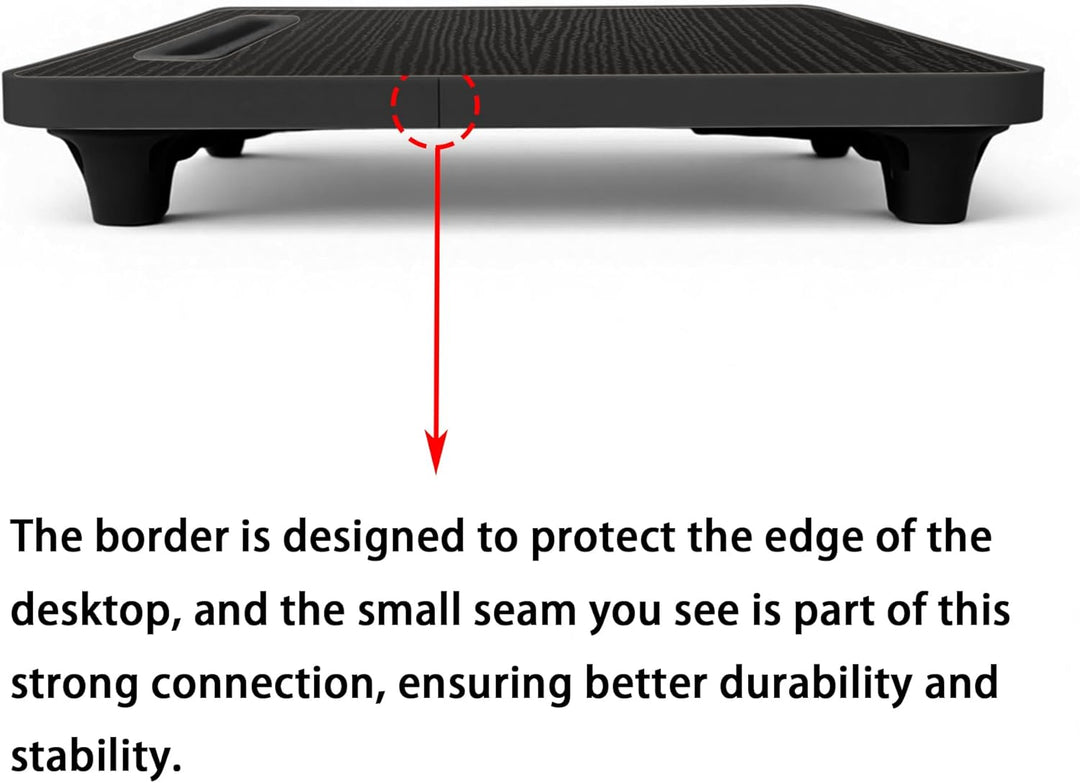 Small Laptop Bett Schreibtisch, Laptoptisch 48 × 30 cm für Frühstück im Bett, Arbeit, Homeoffice, La