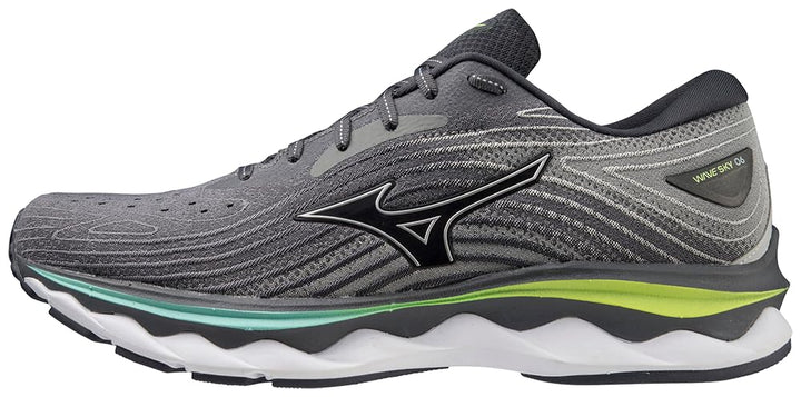 Mizuno Herren Wave Sky 6Laufschuh 42 EU Quiet Shade Silver, 42 EU Quiet Shade Silver