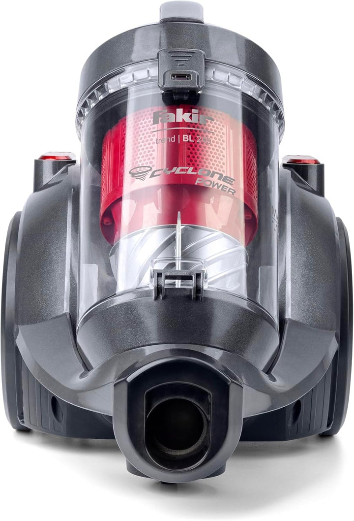 Fakir BL 240 Trend - Premium Staubsauger beutellos, Staubsauger HEPA 13, Langes Kabel und sehr stark