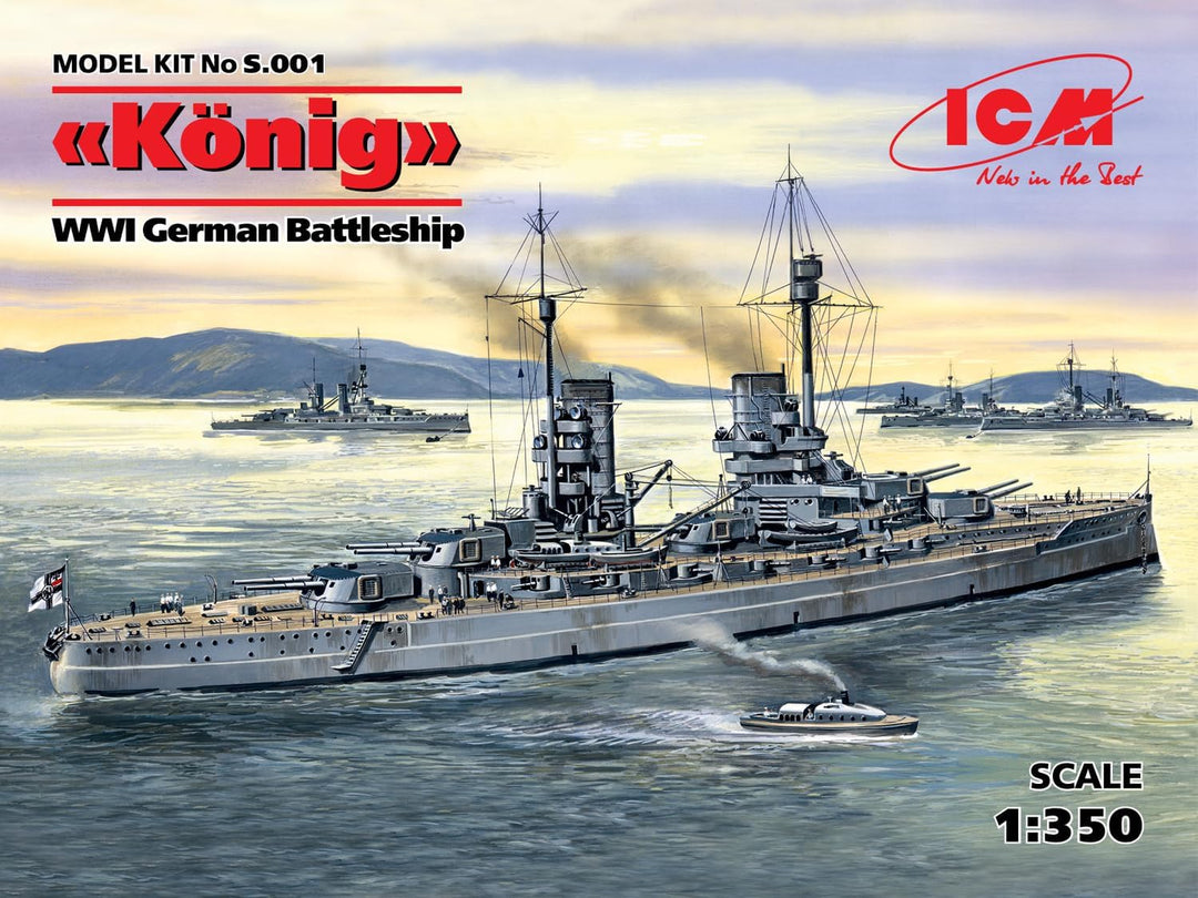 ICM S.001 - WWI German Battelship König, Schwarz