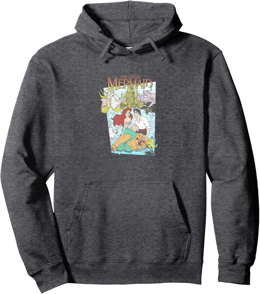 Disney The Little Mermaid Vintage Cover Pullover Hoodie