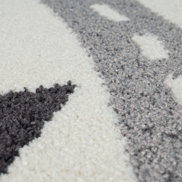 Paco Home Kinderteppich Teppich Kinderzimmer Spielteppich Pastell Junge Mädchen Auto Strasse Haus Cr