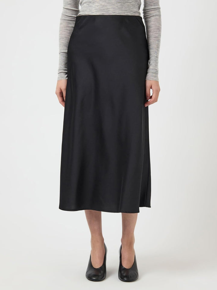 YAS Damen Yaspella Hw Midi Skirt S. Noos Rock XS Schwarz, XS Schwarz