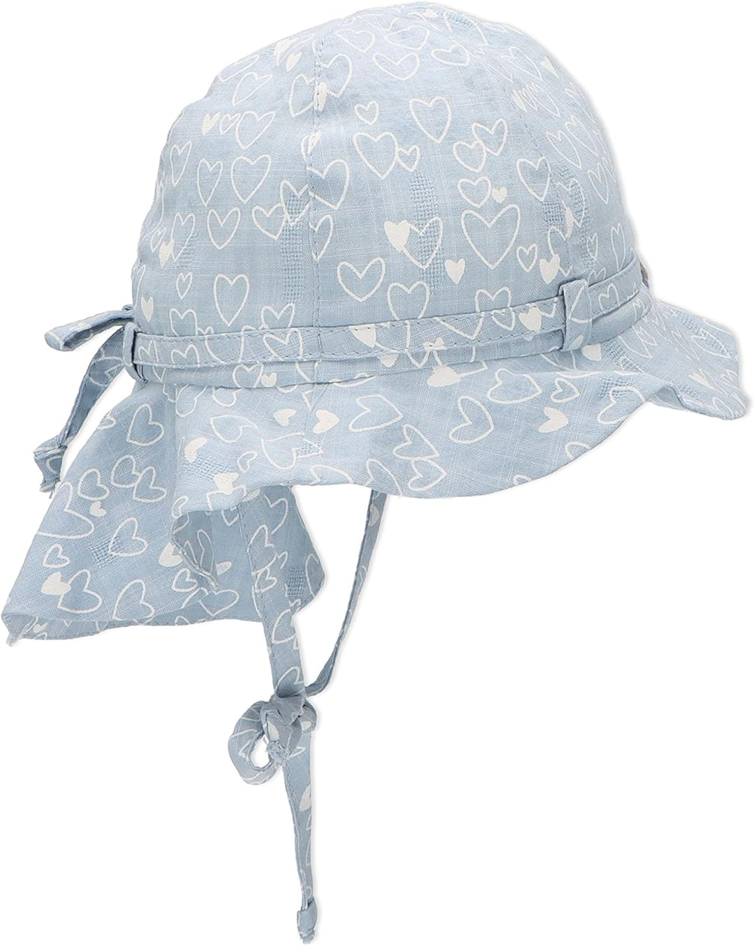 Sterntaler Mädchen Hut Sonnenhut Herzis 43 hellblau, 43 hellblau