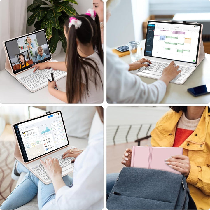 IVEOPPE Tastatur für Honor Pad X9a 11.5 Zoll, Hülle mit Bluetooth Abnehmbarer Tastatur für Honor Pad