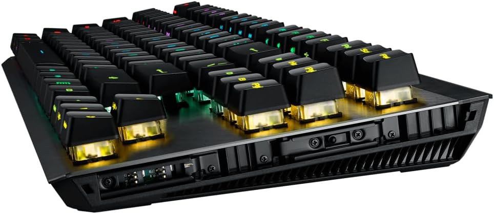 ASUS Tastatur ROG Claymore II Gaming Tastatur französisches Layout 90MP01W0-BKFA00