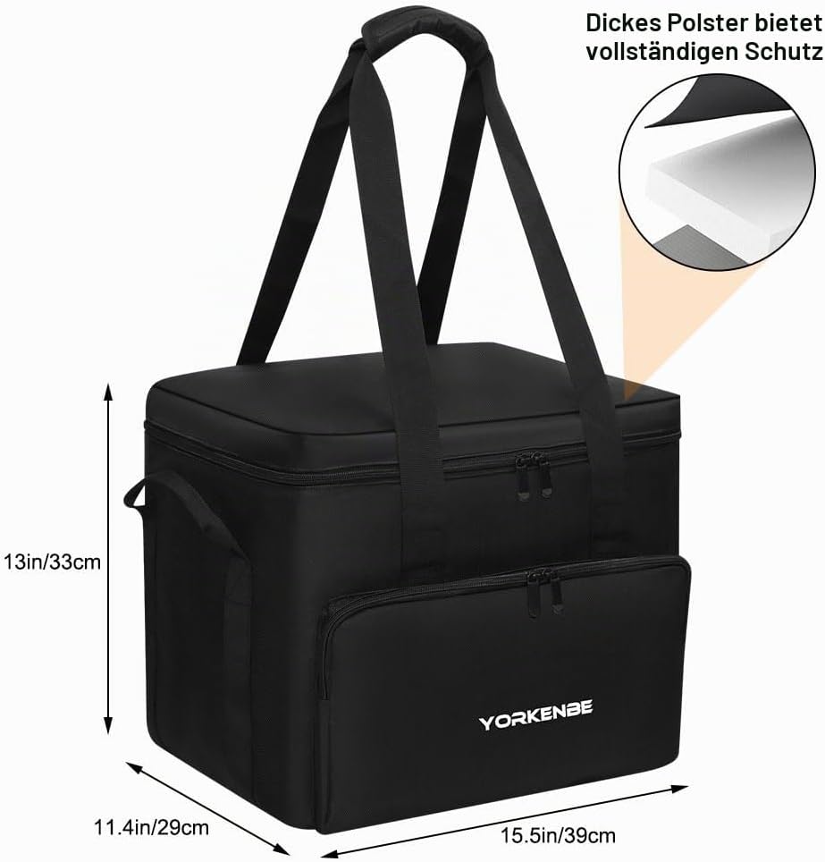 Tragetasche kompatibel mit Jackery Explorer 2000 V2, wasserabweisend, gepolstert, tragbare Powerstat